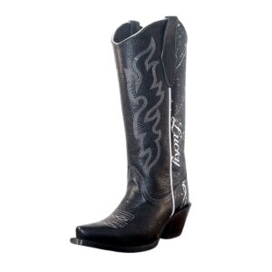 777 boots black